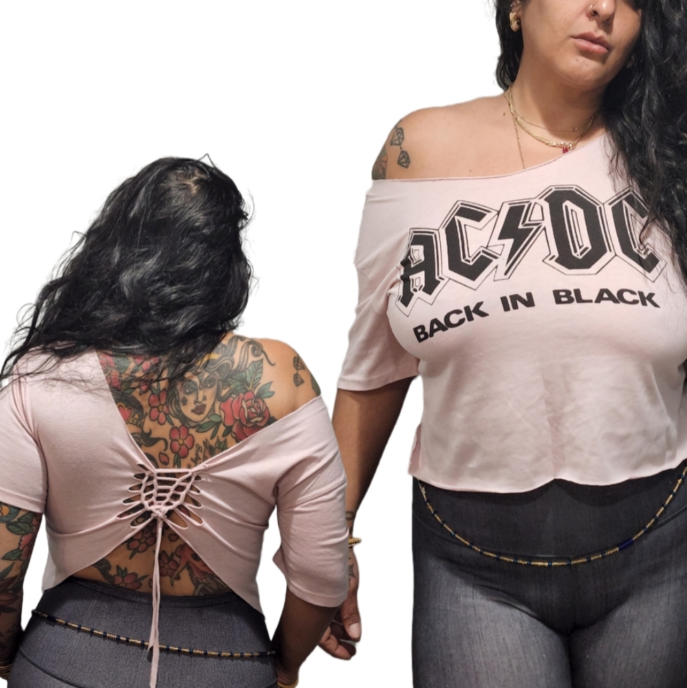 AC/DCtee custom cut